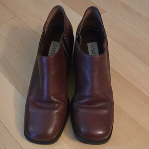 Women's Brown Leather Ankle Boots